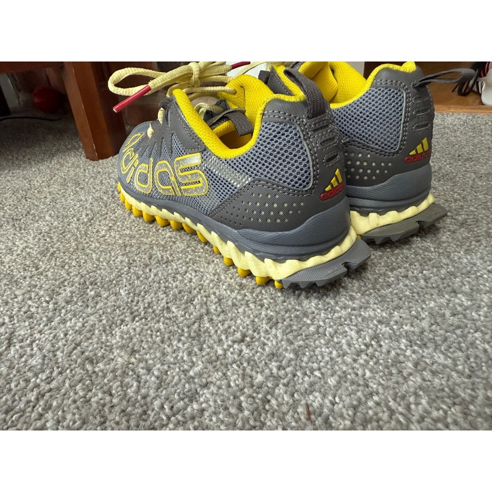 Adidas Vigor TR 3 Womens Trail Running Shoes Grey Yellow Size 7 - Picture 4 of 6